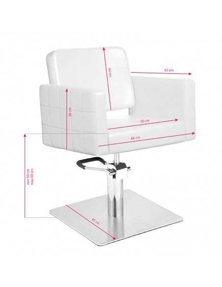 Witte ankara styling stoel