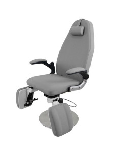 Fauteuils Podologie  112604 CHAISE HYDRAULIQUE PODOLOGIQUE AZZURRO 713A GRIS 2