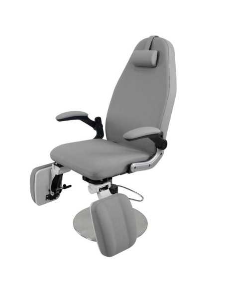 Fotele Podologia 112604 FOTEL PODOLOGICZNY HYDRAULICZNY AZZURRO 713A SZARY