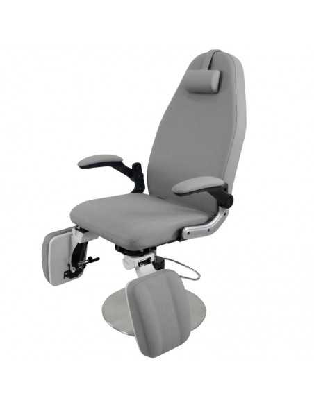 Hydraulic podiatry chair 713a gray