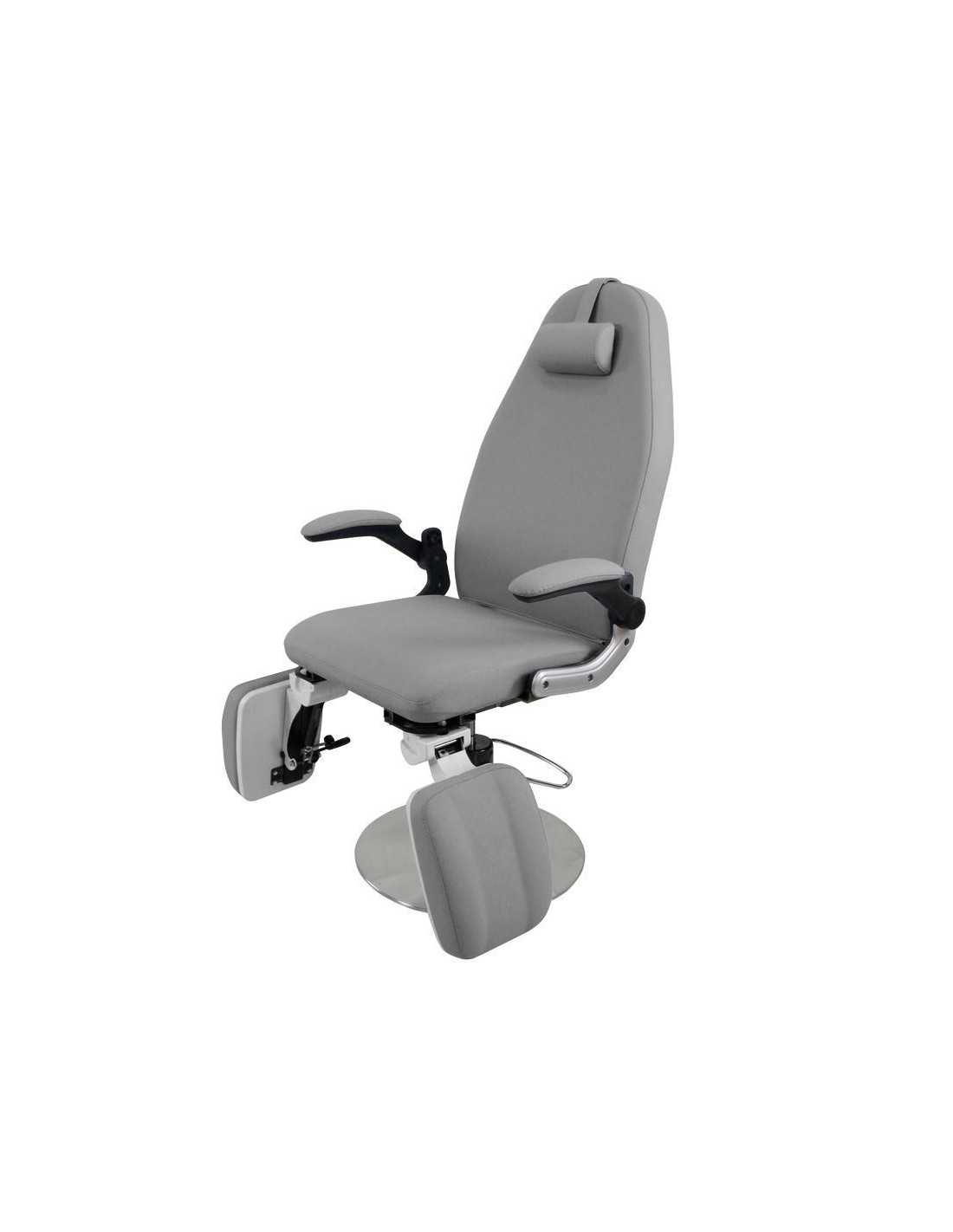 Podiatry Chairs 112604 AZZURRO 713A GREY HYDRAULIC PODIATRY CHAIR
