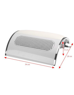Aspirador de manicure 113925 AMORTECEDOR DE PÓ VENT 585 BRANCO 2