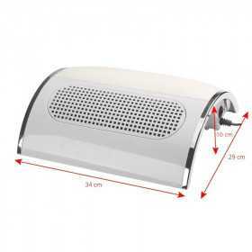 Aspirador de manicure 113925 AMORTECEDOR DE PÓ VENT 585 BRANCO 2