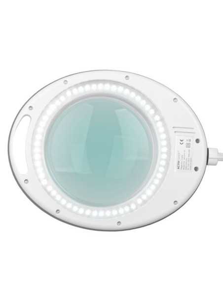 Lupa elegante 6014 lampada 60 led smd 5d con treppiede 