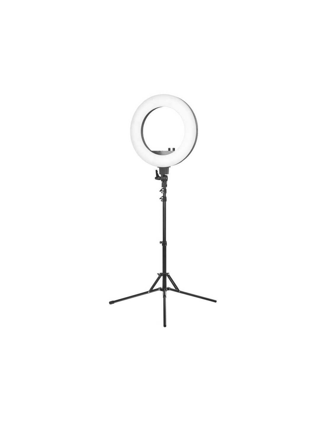 Professionelles Ringlicht 119781 18" 48W schwarzes LED-Ringlicht + Stativ