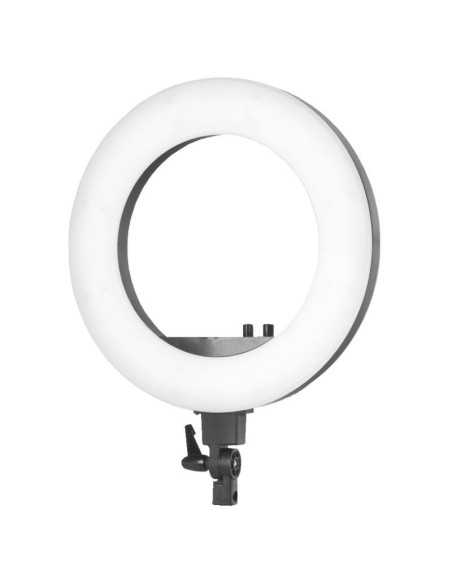 Ring Light professionnelle 119781 ANNEAU DE LUMIÈRE 18" 48W NOIR LED + TRÉPIED