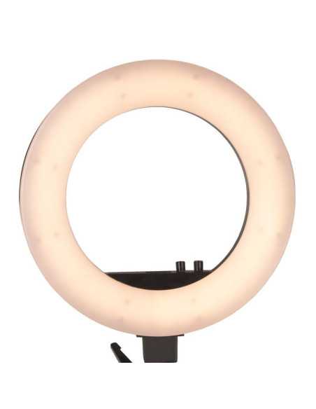Associate Article 119781 LAMPA PIERŚCIENIOWA RING LIGHT 18" 48W LED CZARNA + STATYW