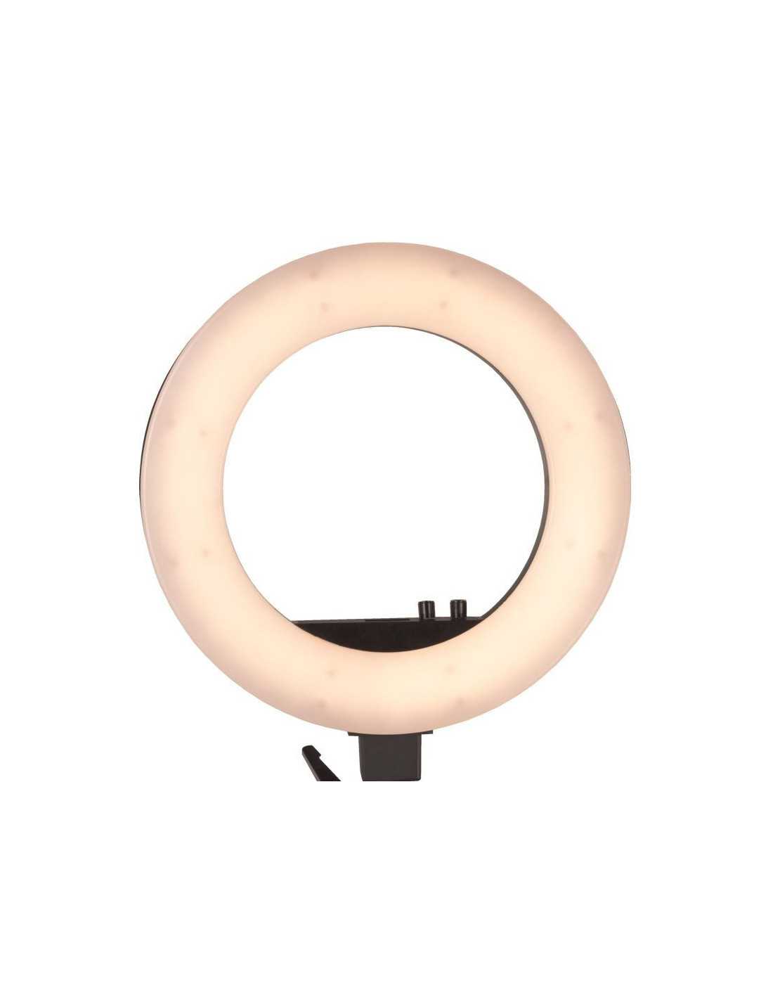 Associate Article 119781 LAMPA PIERŚCIENIOWA RING LIGHT 18" 48W LED CZARNA + STATYW