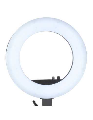 Ring Light professionnelle 119781 ANNEAU DE LUMIÈRE 18" 48W NOIR LED + TRÉPIED