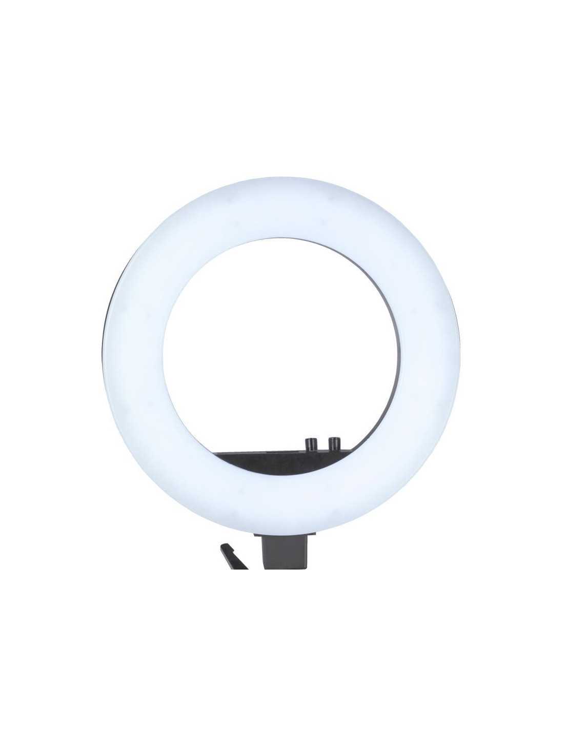 Associate Article 119781 LAMPA PIERŚCIENIOWA RING LIGHT 18" 48W LED CZARNA + STATYW