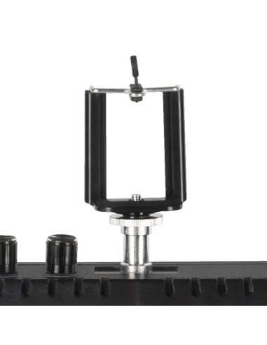 Ring Light professionnelle 119781 ANNEAU DE LUMIÈRE 18" 48W NOIR LED + TRÉPIED