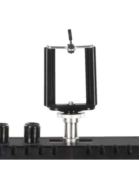 Ring Light professionnelle 119781 ANNEAU DE LUMIÈRE 18" 48W NOIR LED + TRÉPIED