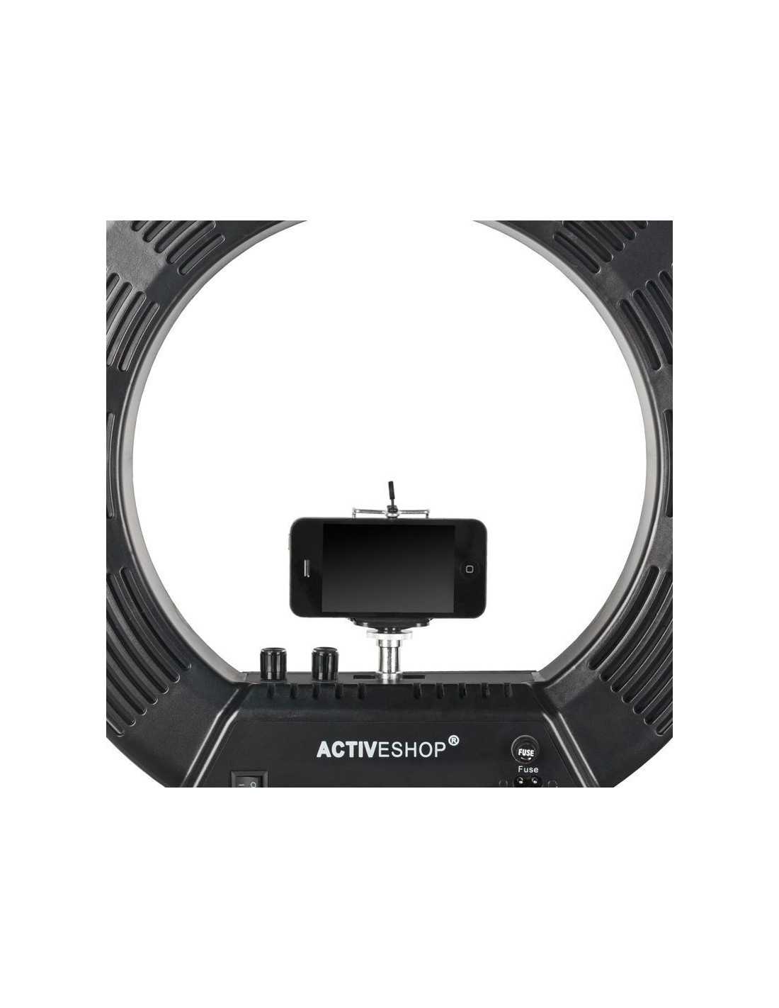 Professionelles Ringlicht 119781 18" 48W schwarzes LED-Ringlicht + Stativ