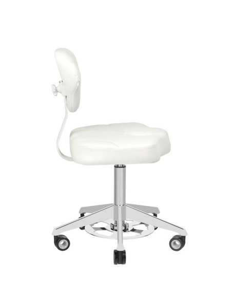 Associate Article 122307 TABOURET COSMETIQUE AZZURRO 156F BUMP-UP BLANC