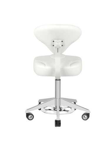 Associate Article 122307 TABOURET COSMETIQUE AZZURRO 156F BUMP-UP BLANC
