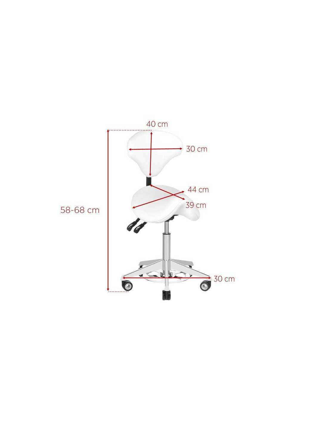 Associate Article 122308 TABORET KOSMETYCZNY AZZURRO 037F BUMP-UP BIAŁY
