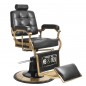 Black boss barber hairdressing chair