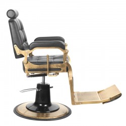 Black boss barber hairdressing chair