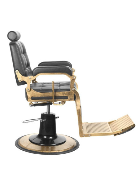 Black boss barber hairdressing chair