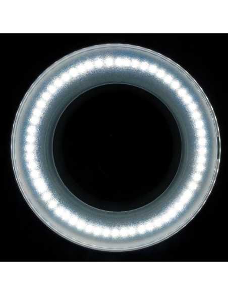 Lupa elegante 6027 lâmpada 60 LED SMD 5D com tripé