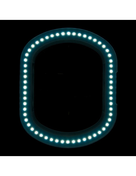 Lupa elegante 6028 lamp 60 led smd 5d with regulatory support luminous intensity 