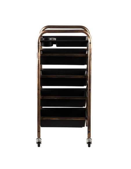 Coloring and storage hairdressing trolley-123792 