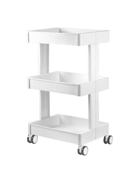 Trolley per cosmetici 084 bianco 