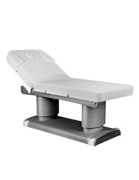 qaus warm gray heated electric spa table