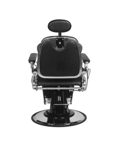 Francesco black grey hairdressing barber chair 
