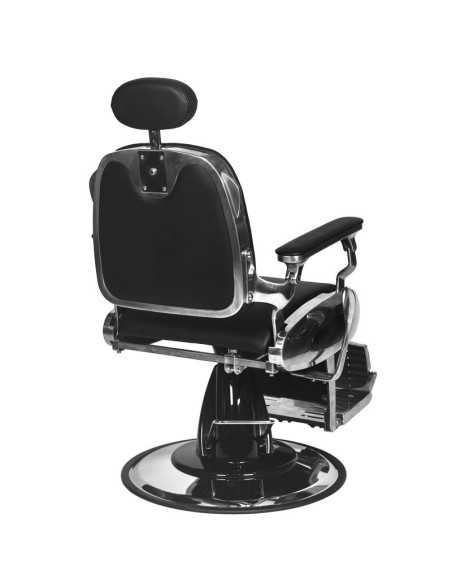 Francesco black grey hairdressing barber chair 