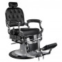 Ernesto barber chair padded silver black 