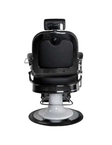Ernesto barber chair padded silver black 