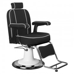Black amadeo barber chair 