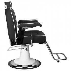 Black amadeo barber chair