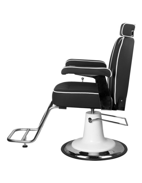 Black amadeo barber chair 