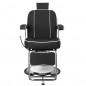 Black amadeo barber chair