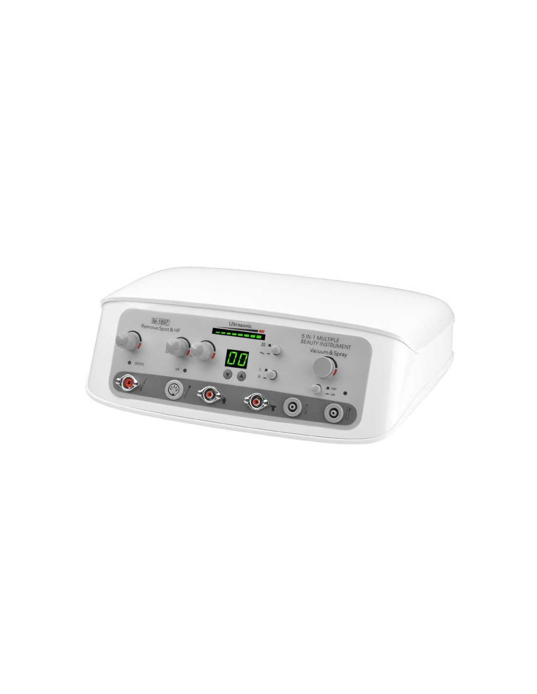 Elegante 1897 5-in-1 Microdermabrasion + Vacuum + High Frequency + Ultrasound + Spray Device