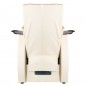 Poltrona spa per pedicure con massaggiatore per la schiena 101 beige