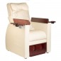 Pedicure spa chair with back massager 101 beige