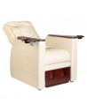 Fauteuil Pédicure Spa Massant 125979 Chaise spa pour pédicure avec massage du dos 101 beige