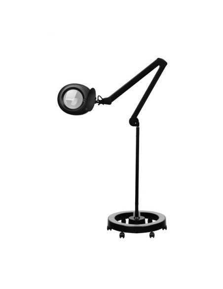 LUPA ELEGANTE 6025 60 LED SMD 5D LAMPE NOIRE AVEC TRÉPIED