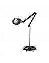 Lupa elegante 6025 60 led smd 5d black lamp with tripod 