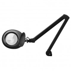 Lupa elegante 6025 60 LED SMD 5D schwarze Lampe mit Stativ 