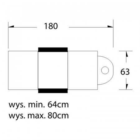 Associate Article  126503 FOTEL KOSMETYCZNY HYD. BASIC 210 BIAŁY