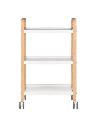 Mesa cosmética hs09 madera - blanco 