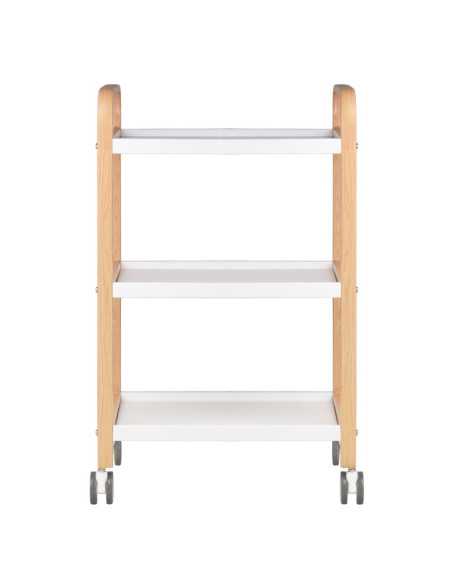 Mesa cosmética hs09 madera - blanco 