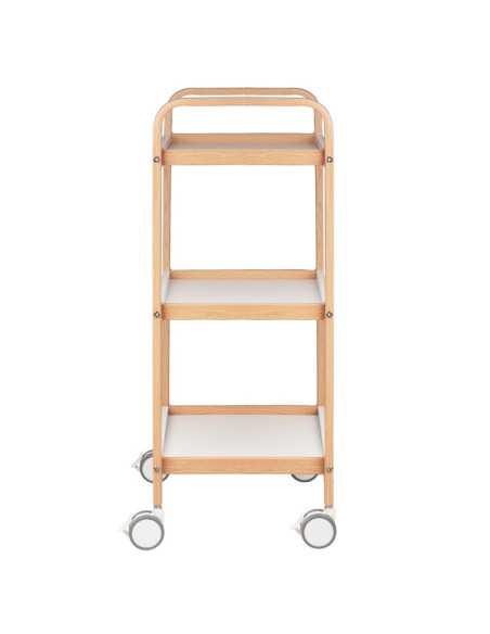 Mesa cosmética hs09 madera - blanco 