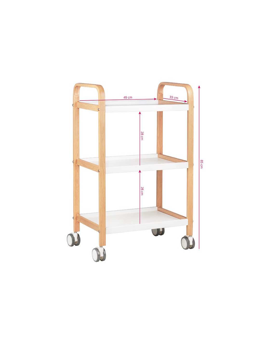 HS09 wooden cosmetic table - white