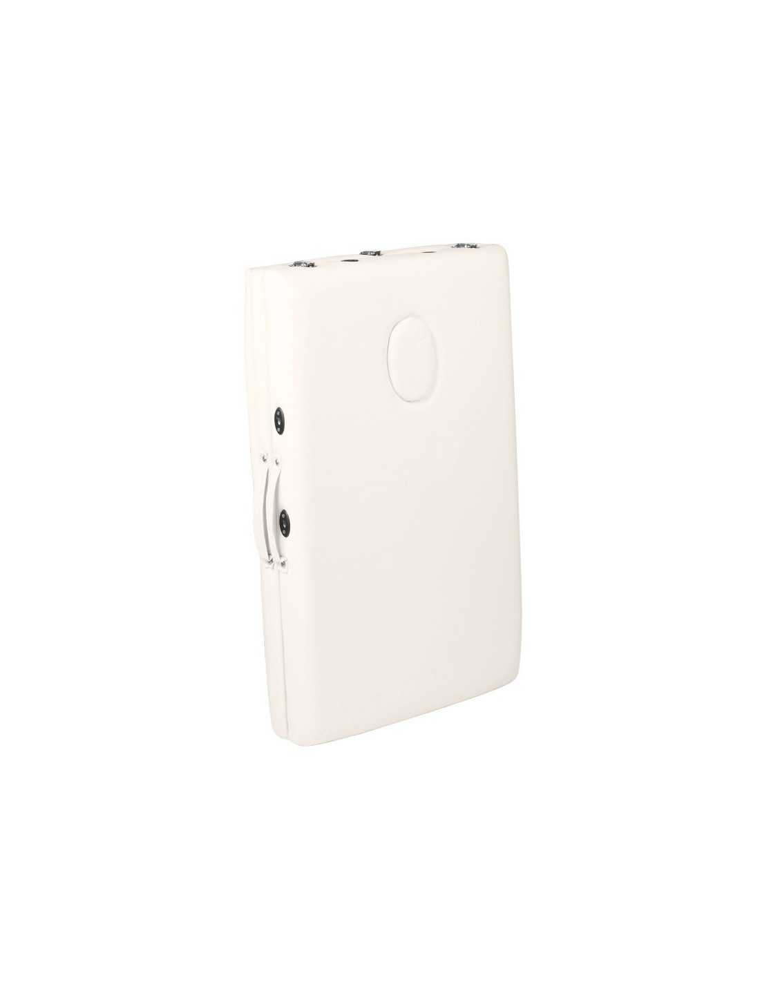 Associate Article 126960 STÓŁ SKŁADANY DO MASAŻU ALUMINIOWY KOMFORT 2 SEGMENTOWE CREAM