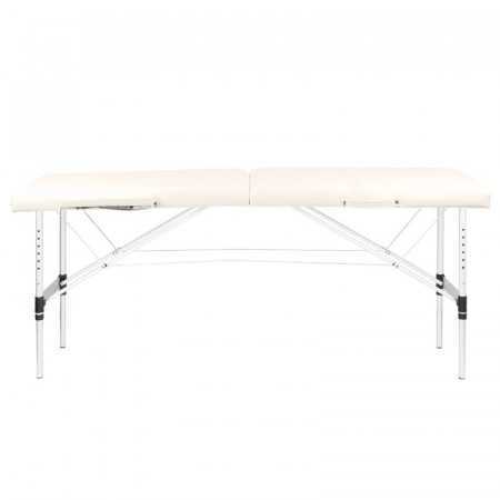 Associate Article  126960 STÓŁ SKŁADANY DO MASAŻU ALUMINIOWY KOMFORT 2 SEGMENTOWE CREAM